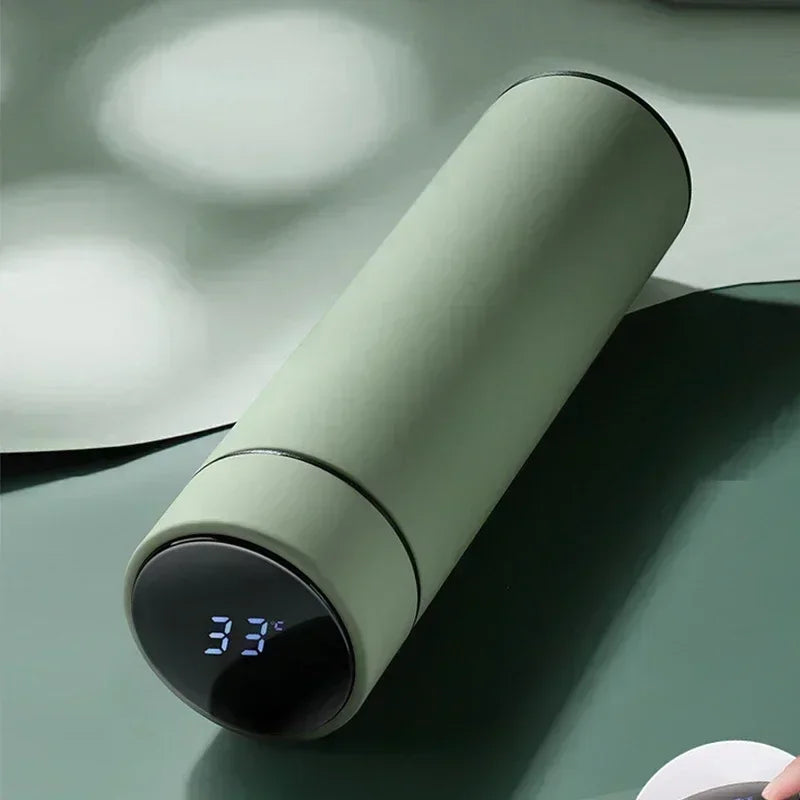500ML Intelligent Temperature Thermos Bottle Sports Water Cup Car Insulated Cup Keeps Cold and Heat Thermal Mug Vacuum Flasks