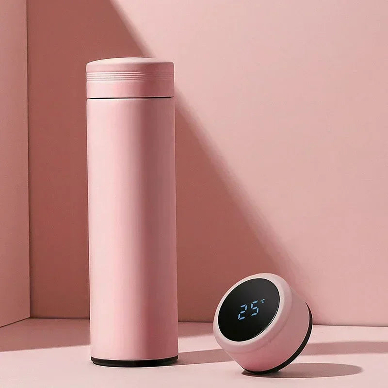 500ML Intelligent Temperature Thermos Bottle Sports Water Cup Car Insulated Cup Keeps Cold and Heat Thermal Mug Vacuum Flasks