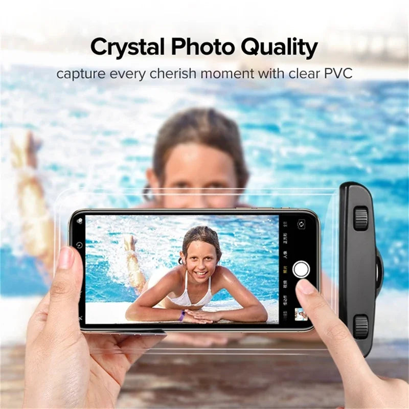 Waterproof Phone Case Swimming Water Proof Bag Universal Underwater Phone Protector Pouch PV Cover for Iphone 15 14 13 Pro Max