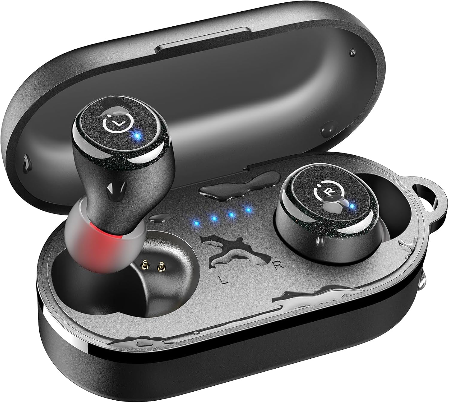 T10 Wireless Earbuds Bluetooth 5.3 Headphones, App Customize EQ, Ergonomic Design, 55H Playtime, Wireless Charging Case, IPX8 Waterproof Sound In-Ear Headset, 2025 New Version