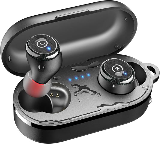T10 Wireless Earbuds Bluetooth 5.3 Headphones, App Customize EQ, Ergonomic Design, 55H Playtime, Wireless Charging Case, IPX8 Waterproof Sound In-Ear Headset, 2025 New Version