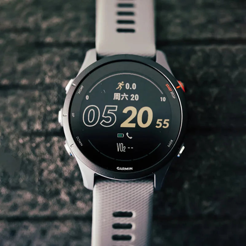 Forerunner 255 Sports Smartwatch 46Mm 1.3'' Color Screen 14 Days Battery Life 4GB RAM NFC Bluetooth Wifi 5ATM Waterproof