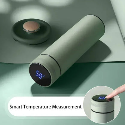 500ML Intelligent Temperature Thermos Bottle Sports Water Cup Car Insulated Cup Keeps Cold and Heat Thermal Mug Vacuum Flasks