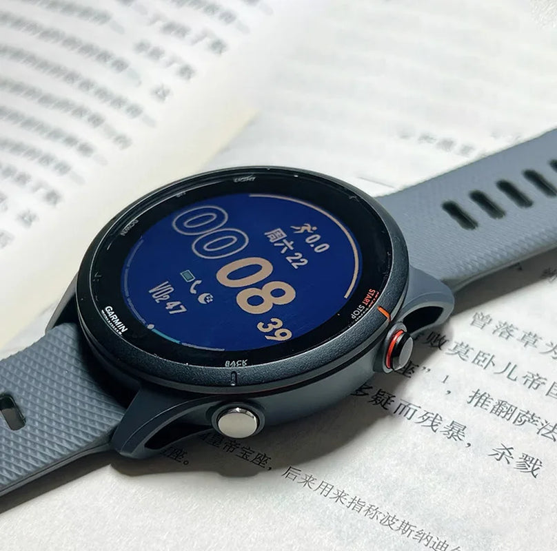 Forerunner 255 Sports Smartwatch 46Mm 1.3'' Color Screen 14 Days Battery Life 4GB RAM NFC Bluetooth Wifi 5ATM Waterproof