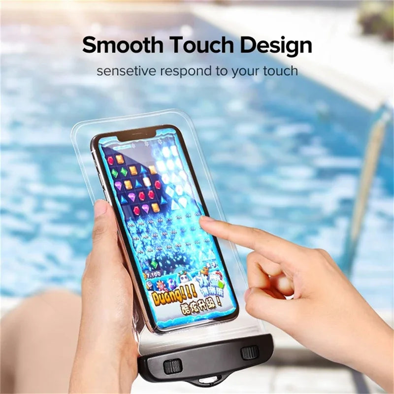 Waterproof Phone Case Swimming Water Proof Bag Universal Underwater Phone Protector Pouch PV Cover for Iphone 15 14 13 Pro Max