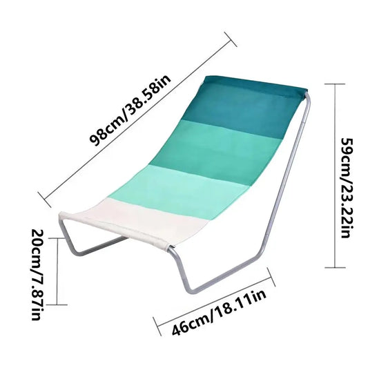 Sun Lounger Beach Portable Adjustable Sun Lounger Suitable for Beach Chair Sunbathing Tanning Picnic Outdoor Furniture