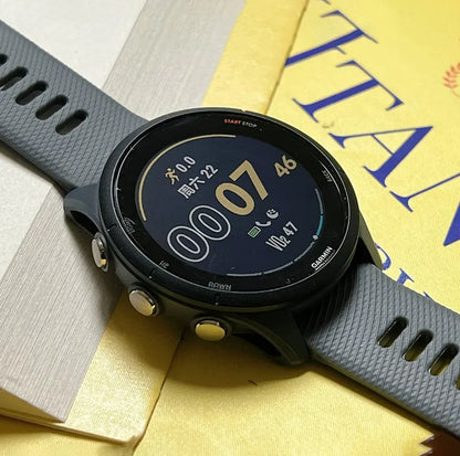 Forerunner 255 Sports Smartwatch 46Mm 1.3'' Color Screen 14 Days Battery Life 4GB RAM NFC Bluetooth Wifi 5ATM Waterproof