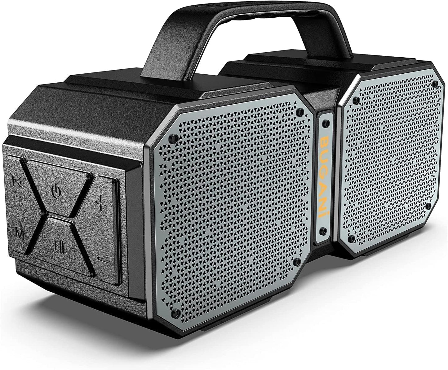 Shock Bluetooth Speaker, Portable Bluetooth 5.3, Waterproof, 60W Super Power, Outdoor Speaker, Black(New Model)