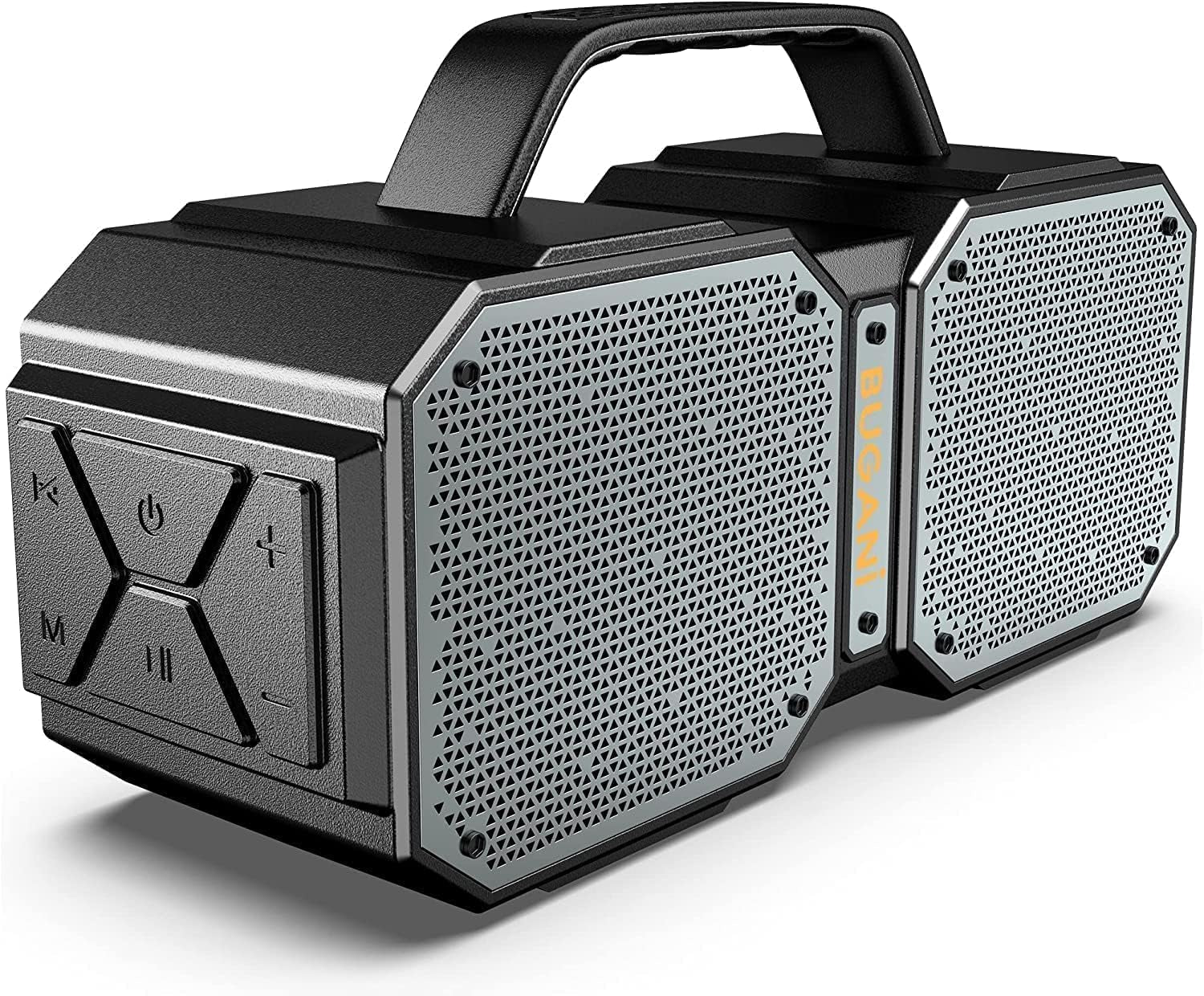 Shock Bluetooth Speaker, Portable Bluetooth 5.3, Waterproof, 60W Super Power, Outdoor Speaker, Black(New Model)