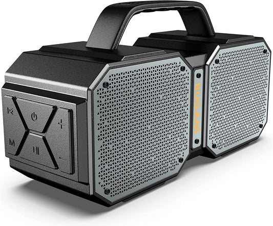 Shock Bluetooth Speaker, Portable Bluetooth 5.3, Waterproof, 60W Super Power, Outdoor Speaker, Black(New Model)