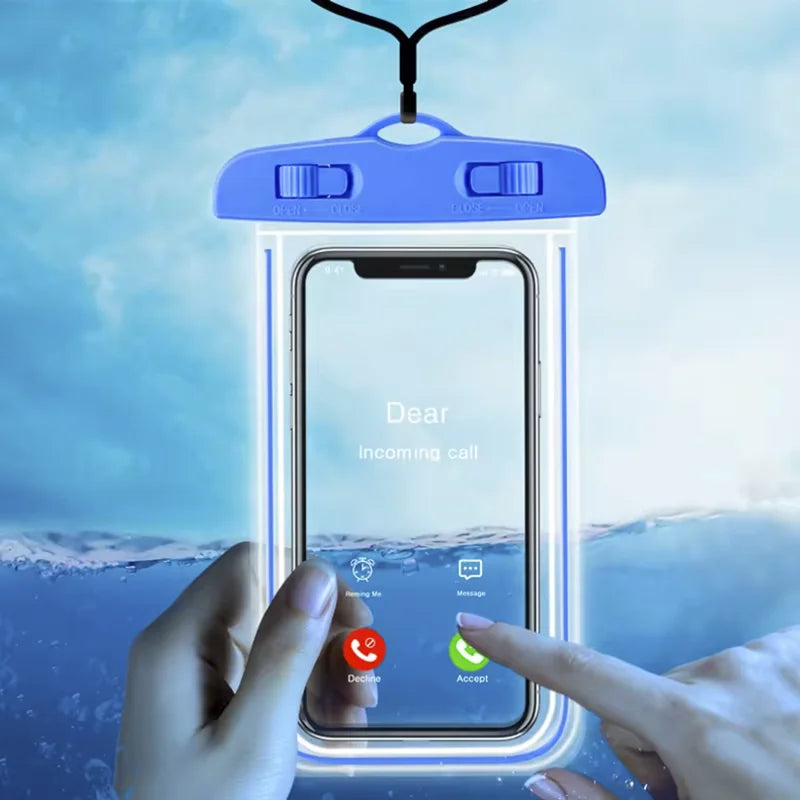 Waterproof Phone Case, Swimming Waterproof Bag, Universal Underwater Protective Bag Cover, Suitable for Iphone Samsung Phones Un