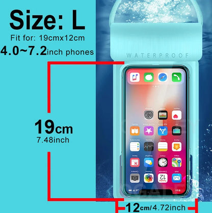 IPX8 Universal Waterproof Bag Cell Phone Pouch Case Water Proof Underwater Dry Bag for Apple Iphone Huawei Xiaomi Samsung Cover